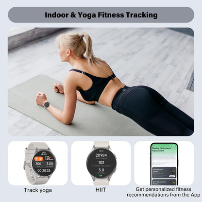 Smart Watch For Women With Alexa Health Tracking AMOLED