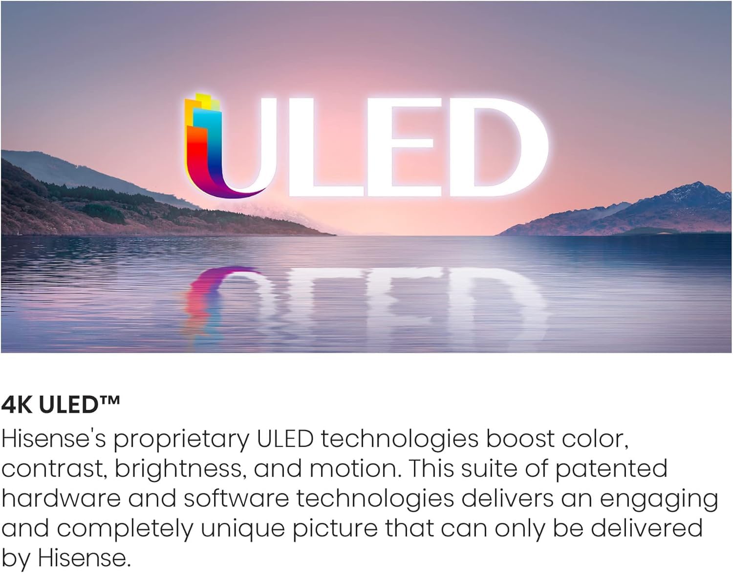 Hisense 75 Inch 4K UHD Smart TV with Quantum Dot Color