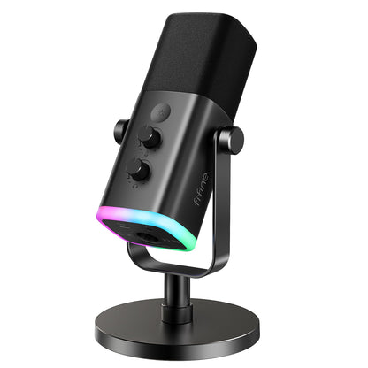 FIFINE USB XLR Dynamic Microphone AM8 Mute Button RGB Light