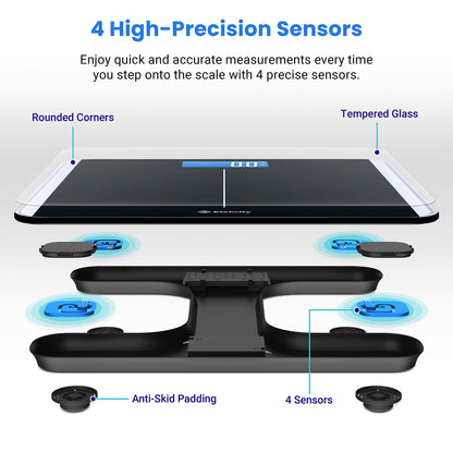 Smart Body Weight Scale with Accurate BMI Tracking