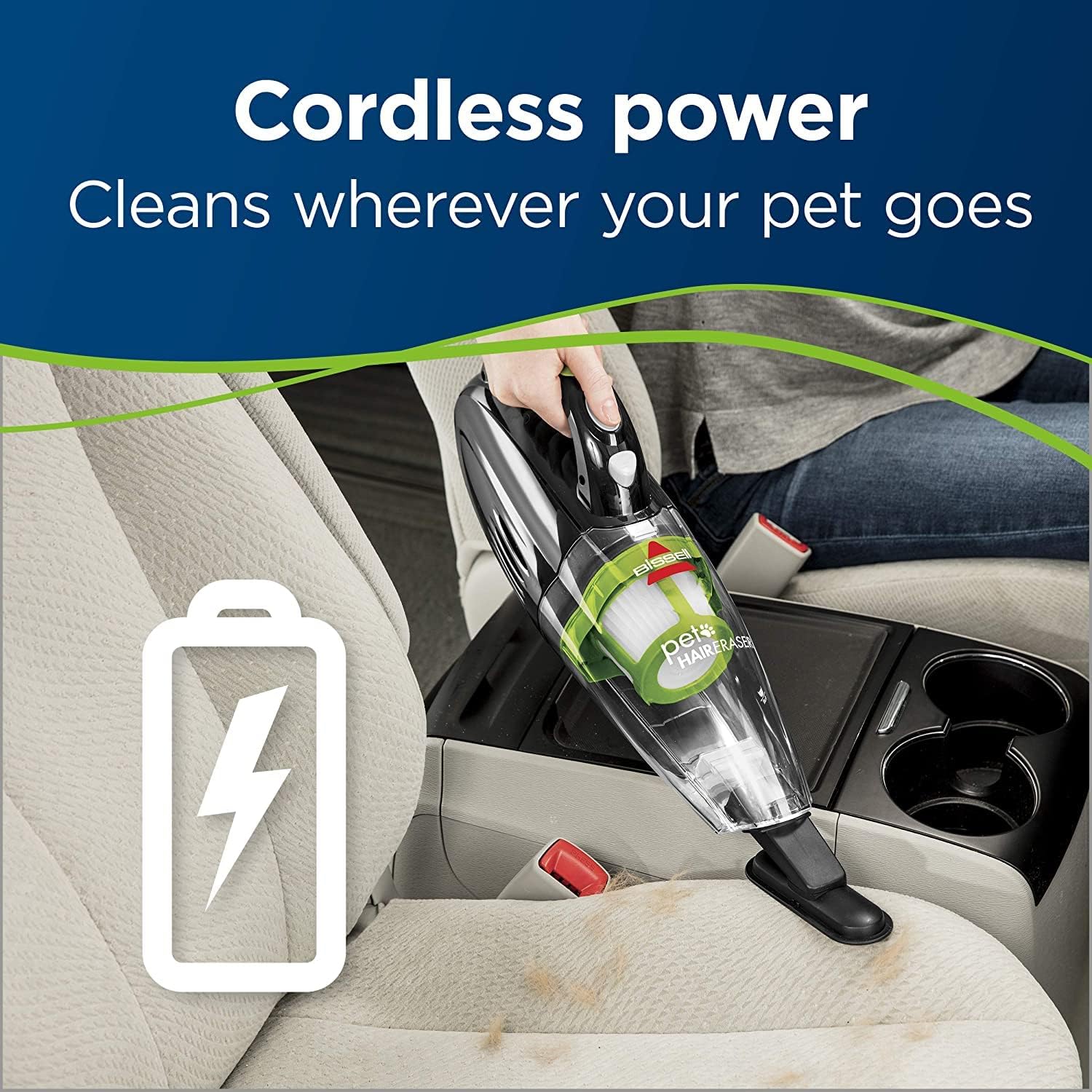 Bissell Pet Hair Eraser Cordless Hand Vacuum for Easy Cleaning