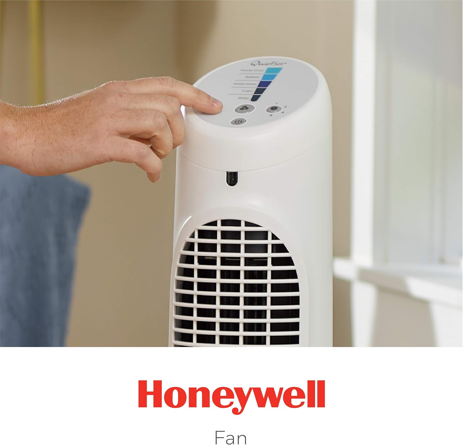 Honeywell Quiet Set Tower Fan with Remote Control