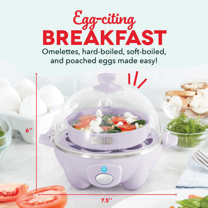 Dash Rapid Egg Cooker 6 Egg Capacity Auto Shut Off Aqua
