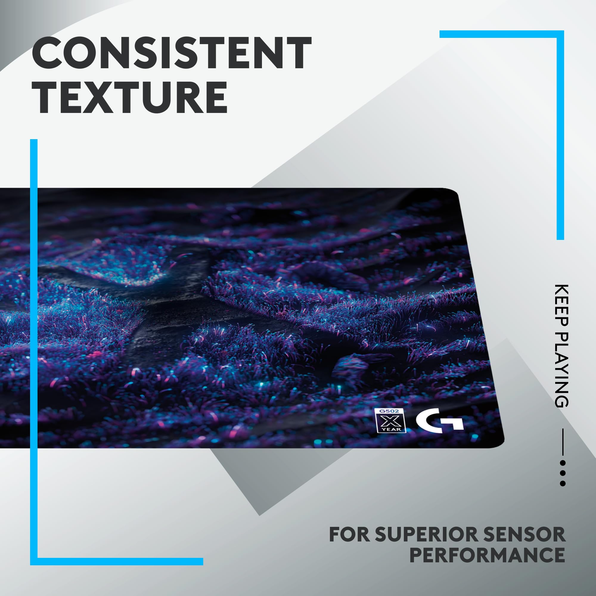 Logitech G840 XL Gaming Mouse Pad for Enhanced Comfort