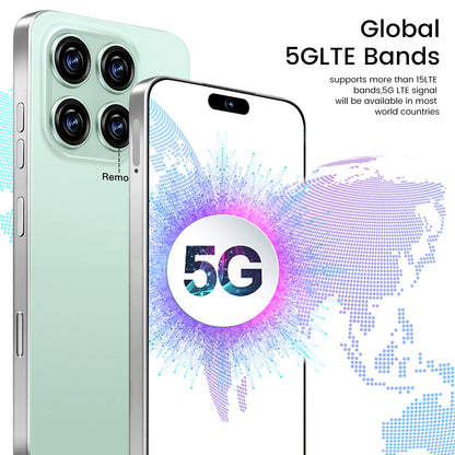 MMY 16PROMA X Unlocked Phone 6.99in HD Android 14 7000mAh 5G 16GB 512GB Deep Blue