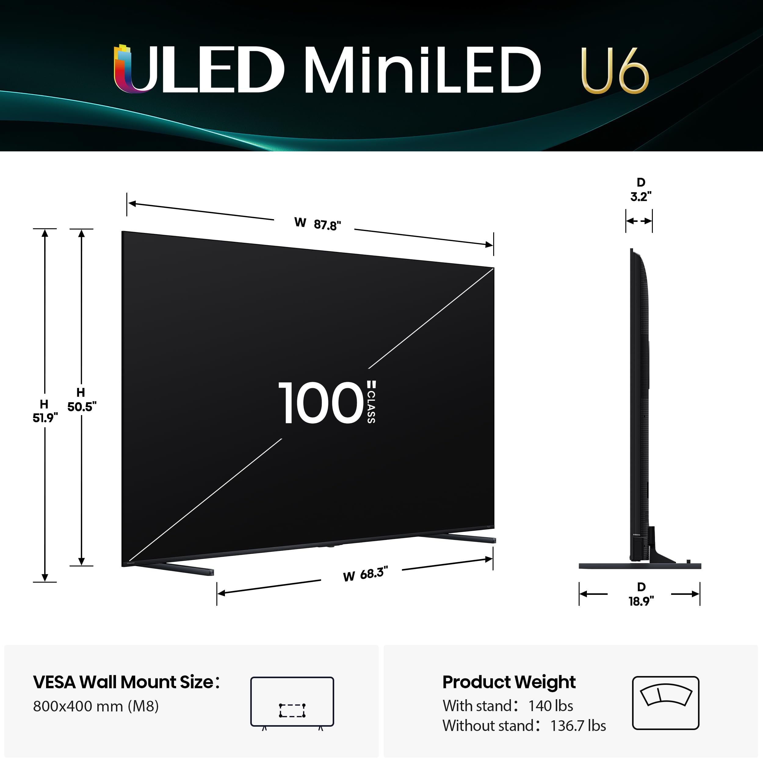 Hisense 55 Inch Mini LED 4K Smart TV for Ultimate Sports Viewing
