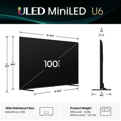 Hisense 55 Inch Mini LED 4K Smart TV for Ultimate Sports Viewing