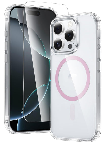 FNTCASE Clear Case For iPhone 17 Pro Max Screen Protector