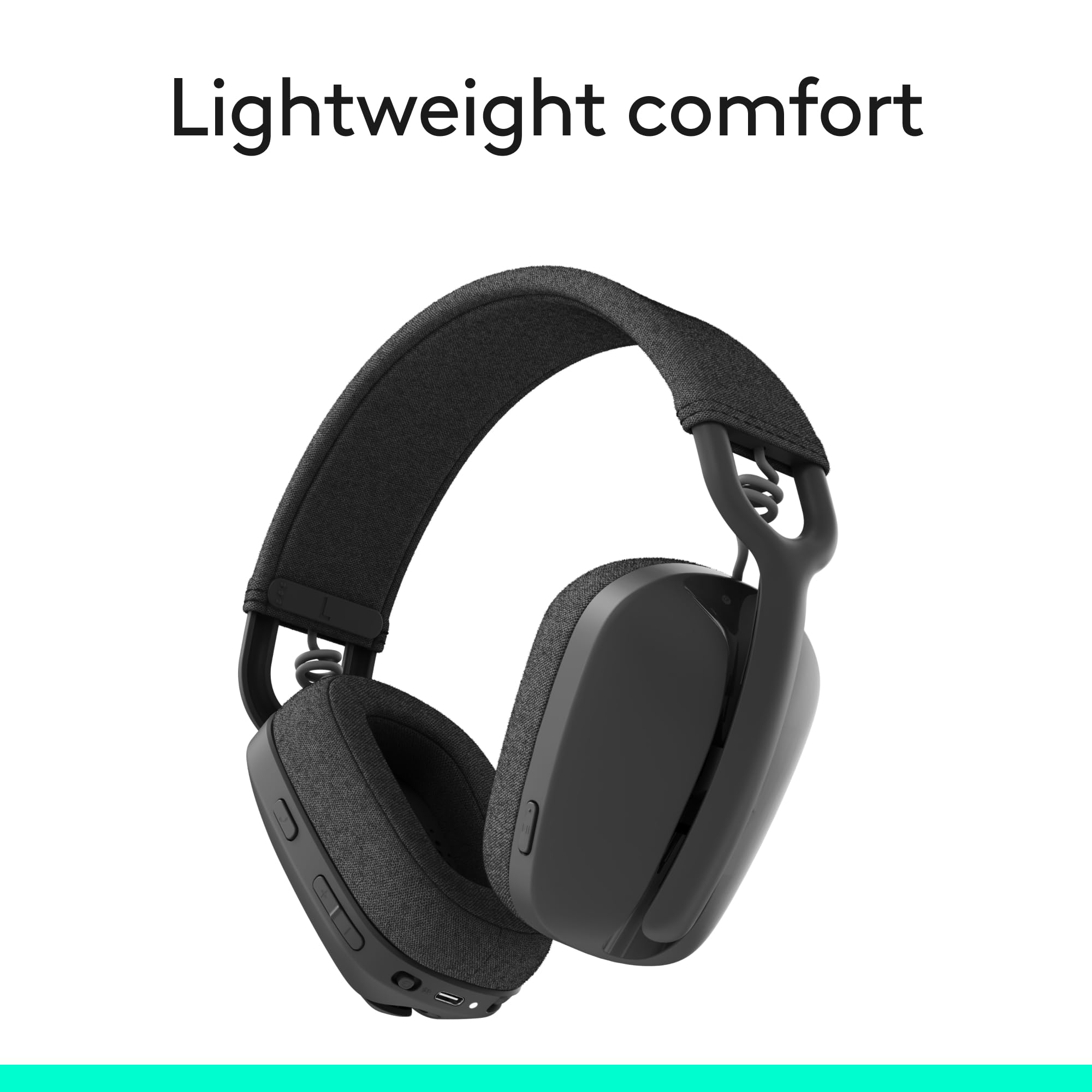 Logitech Zone Vibe 100 Wireless Headphones with Noise Canceling Microphone