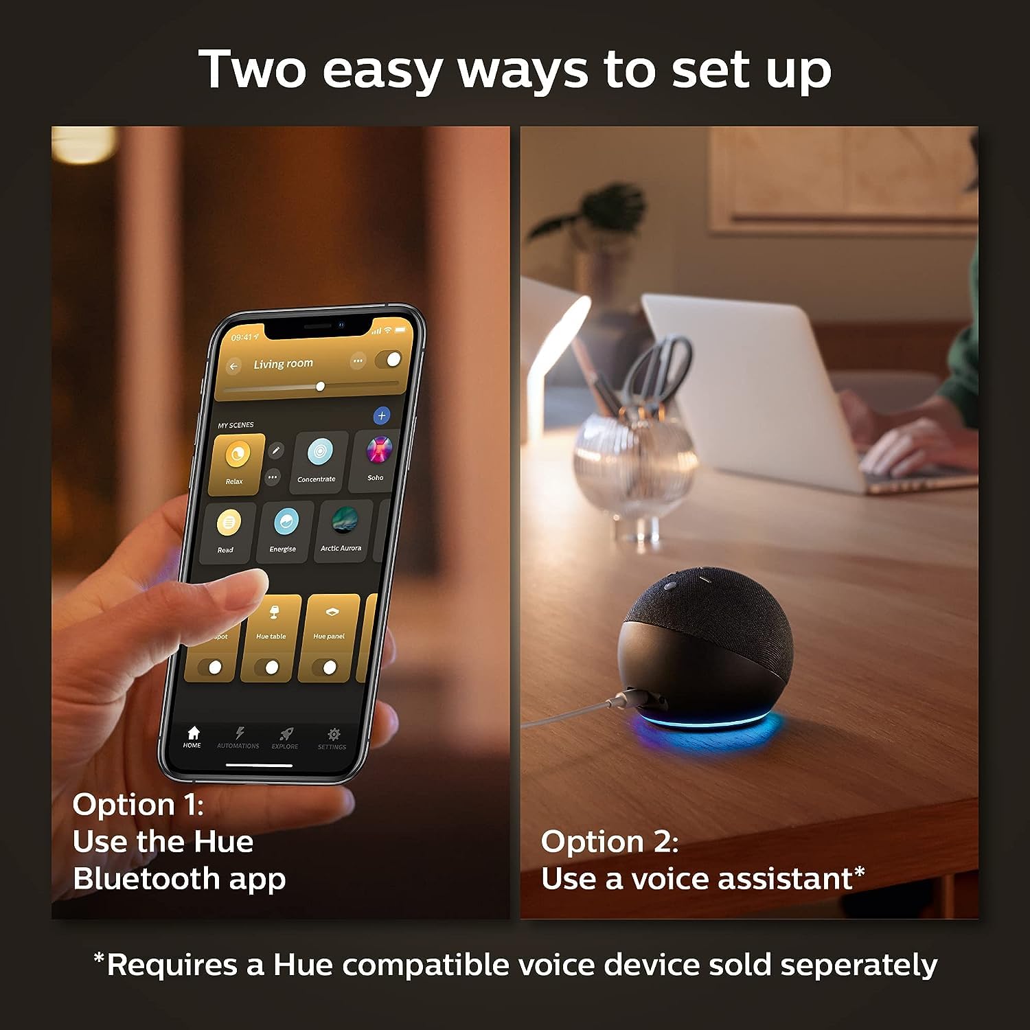 Philips Hue Smart LED Bulbs Easy Home Lighting Control