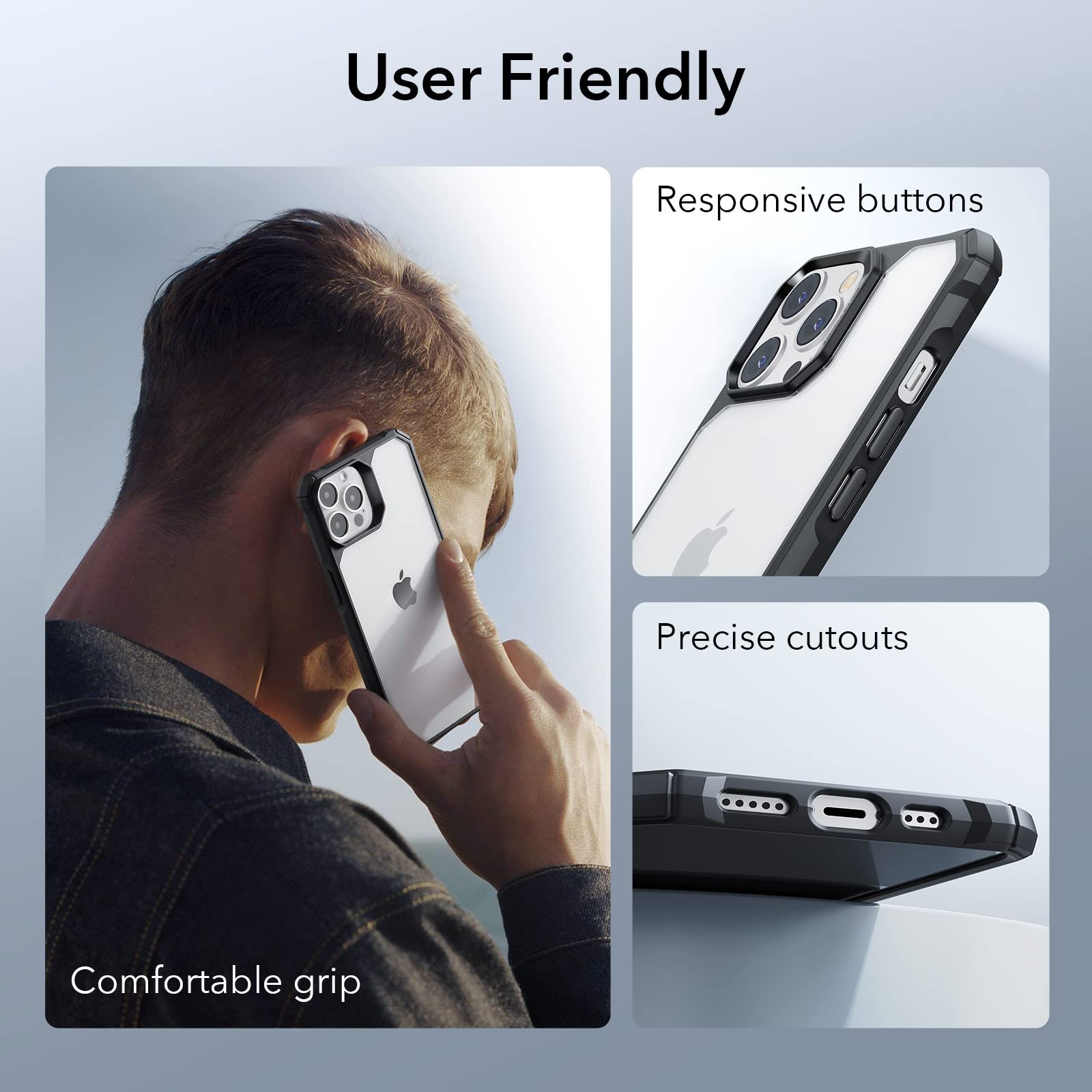 Military-Grade Clear Case for iPhone 14 and 13