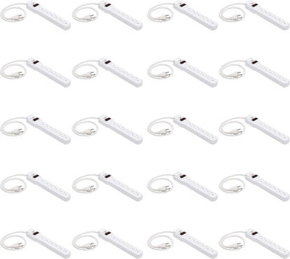 Amazon Basics Two Pack Surge Protector Power Strip 200J