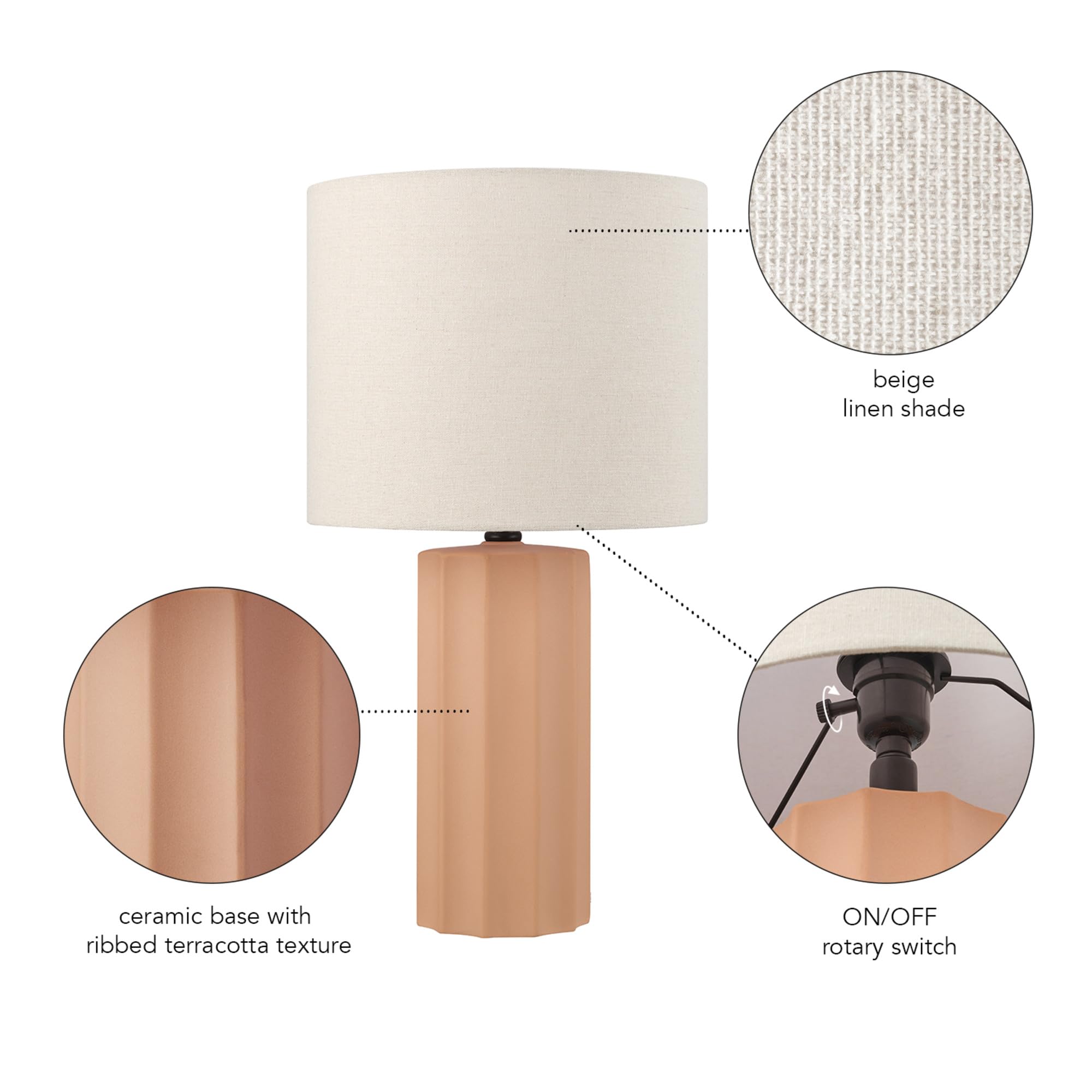 Maya 21 Inch Clear Glass Fillable Table Lamp