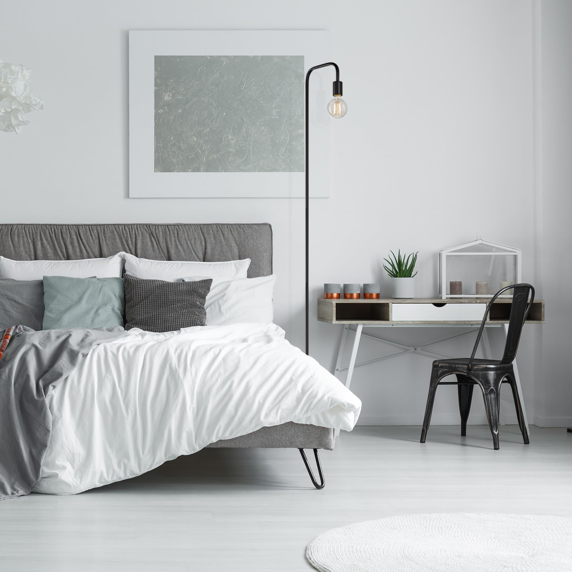 Elegant 70 Inch Floor Lamp with Foot Switch