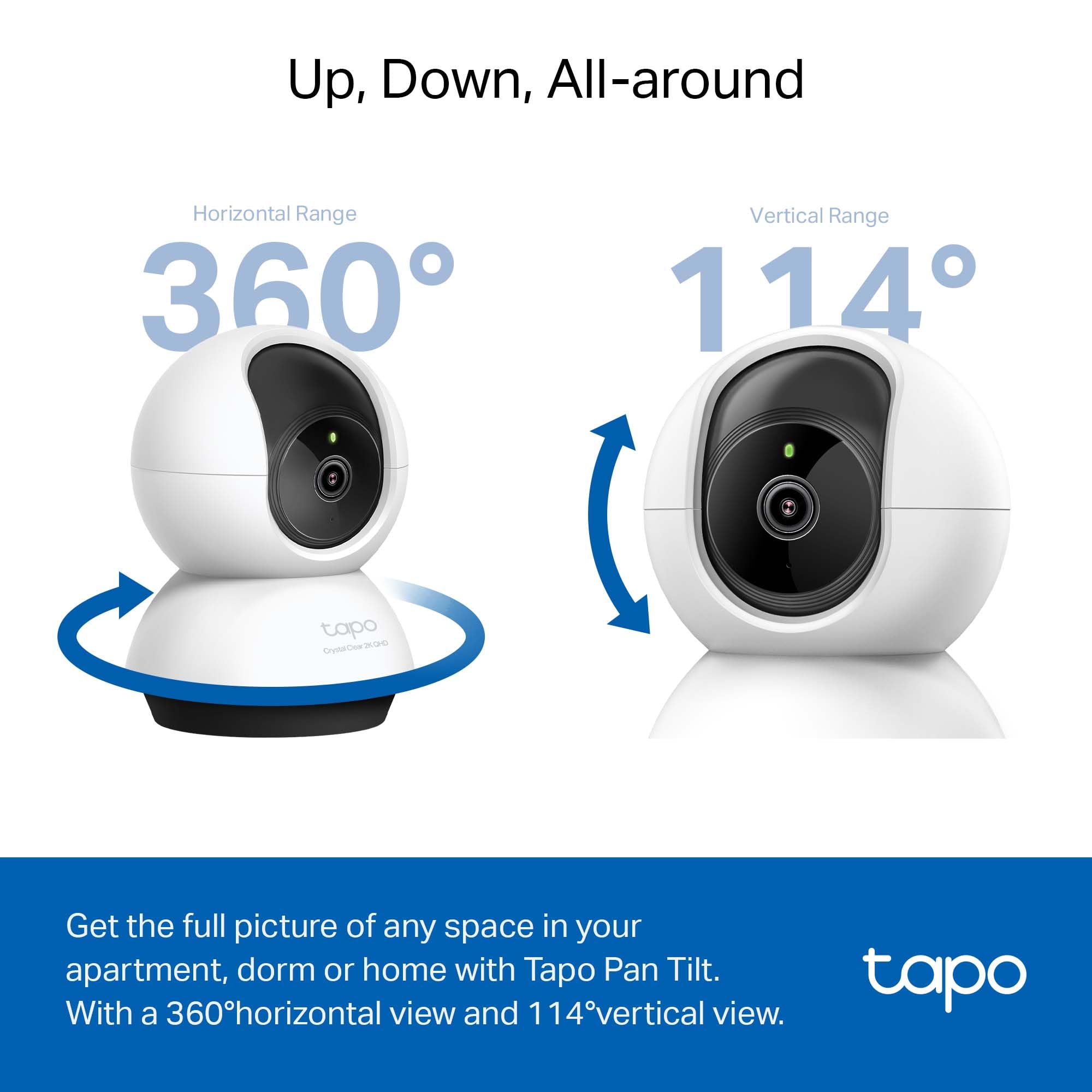 TP-Link Tapo 2K QHD Pan Tilt Security Camera