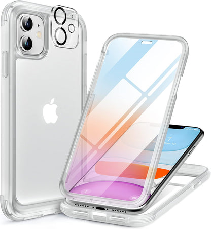 Miracase Glass Series iPhone 11 Rugged Case 6.1 9H Purple