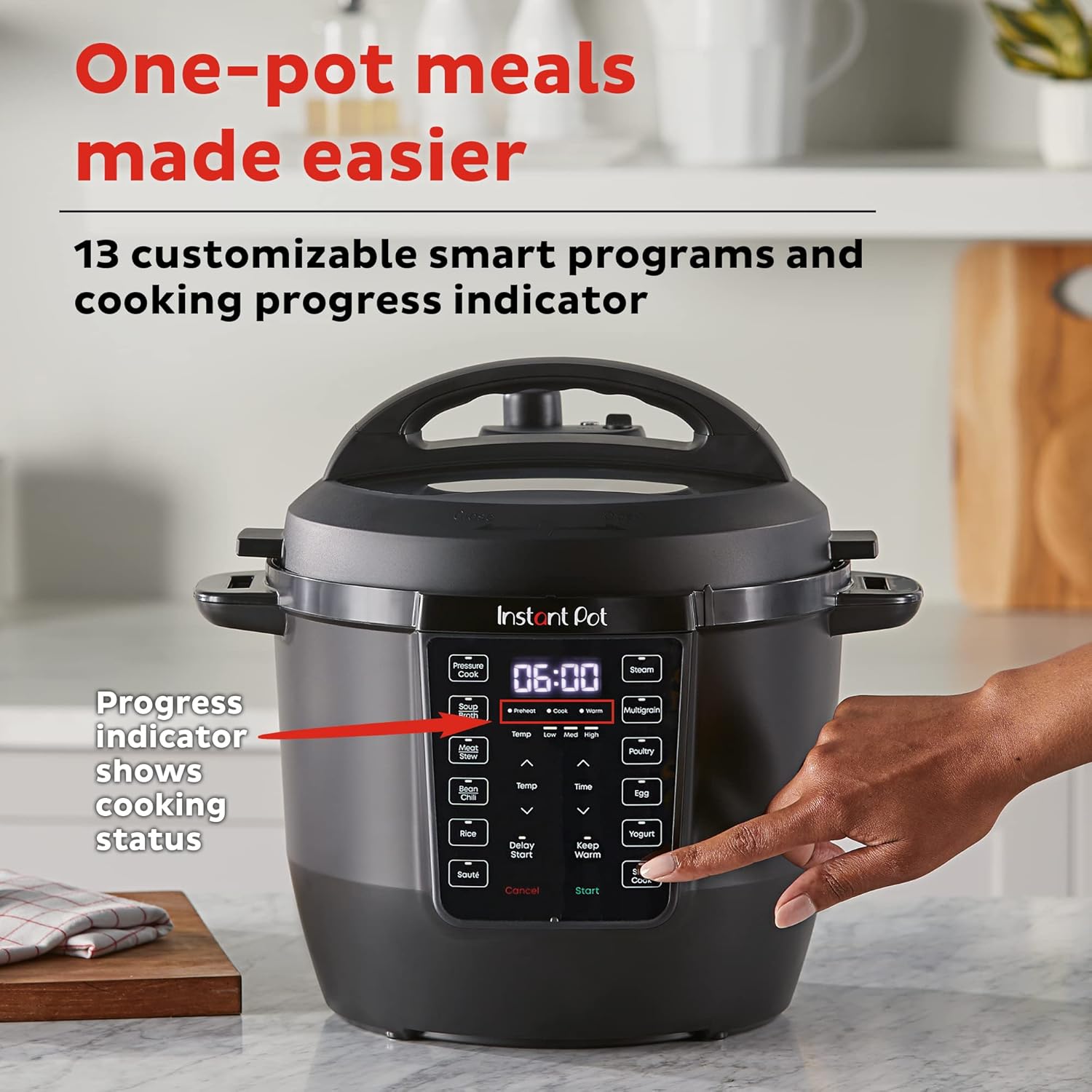 Instant Pot RIO 7-in-1 Multi Cooker for Easy Cooking