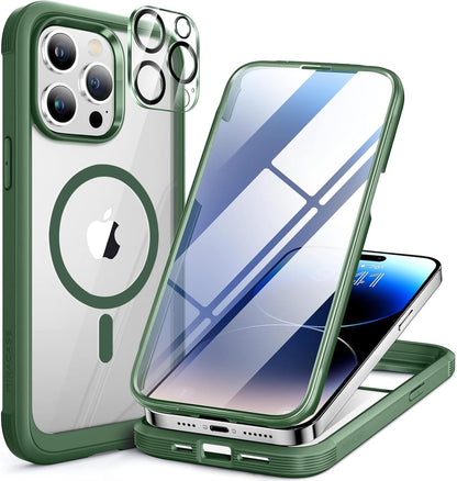 Miracase Glass Series iPhone 11 Rugged Case 6.1 9H Purple