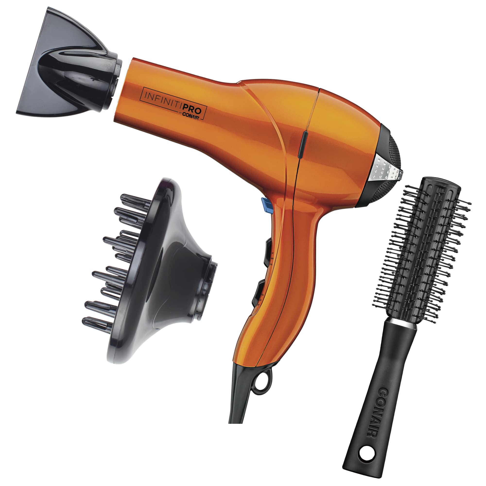 InfinitiPRO Hair Dryer With Diffuser For Faster Drying
