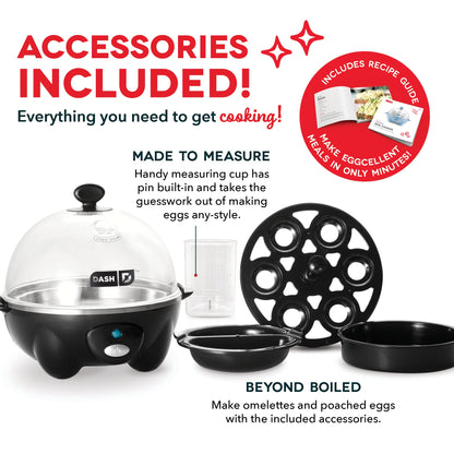 Dash Rapid Egg Cooker 6 Egg Capacity Auto Shut Off Aqua