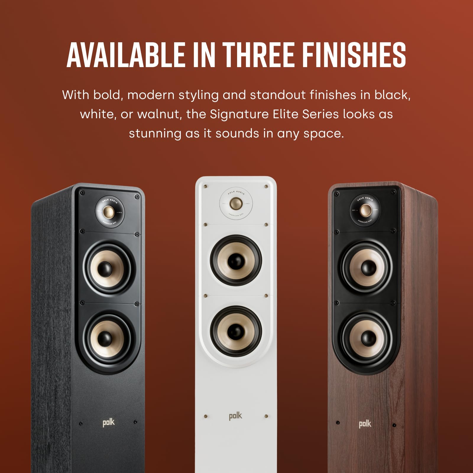 Polk Signature Elite ES50 Tower Speaker For High-Resolution Sound