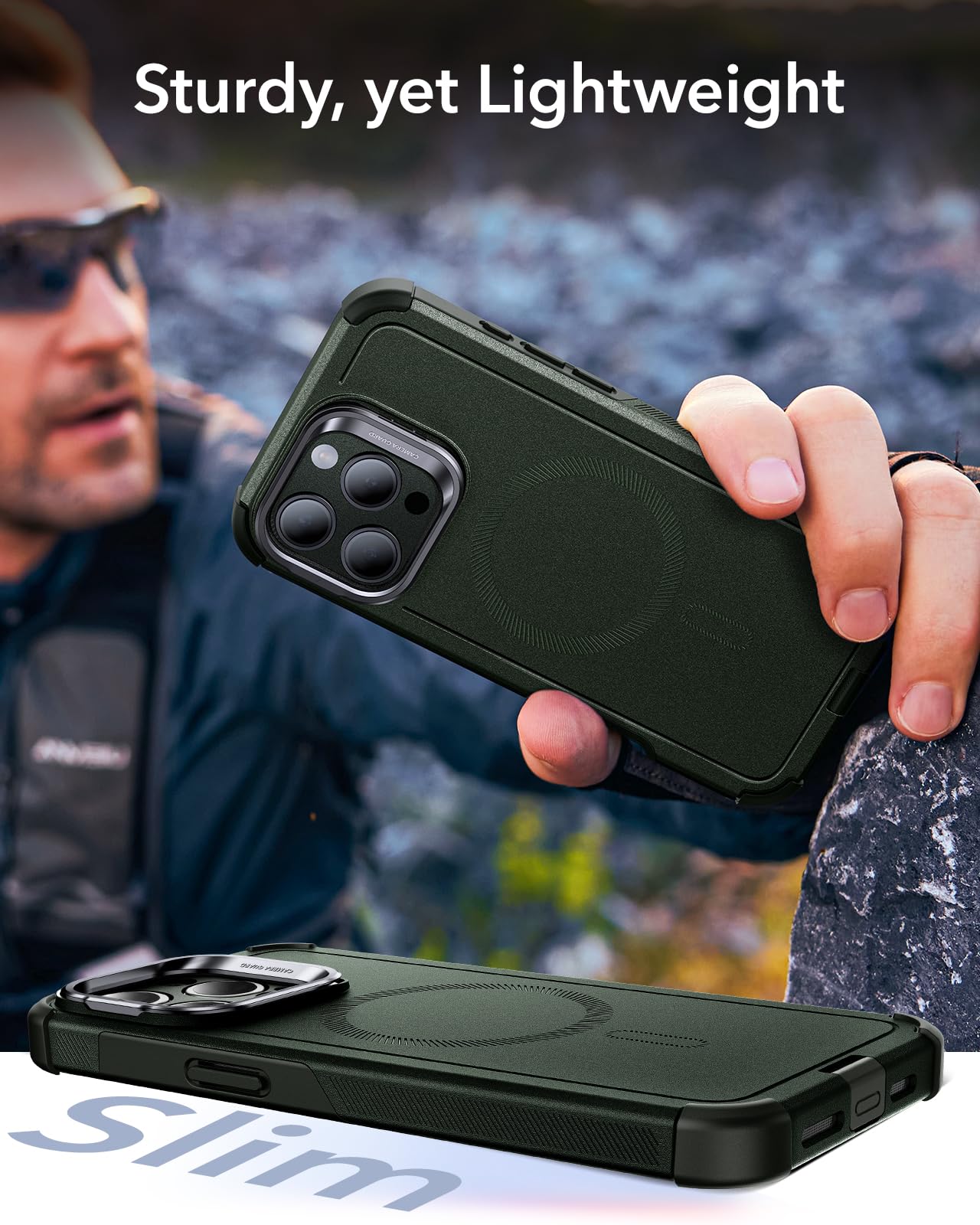 ESR iPhone 16 Pro Case with Military-Grade Protection