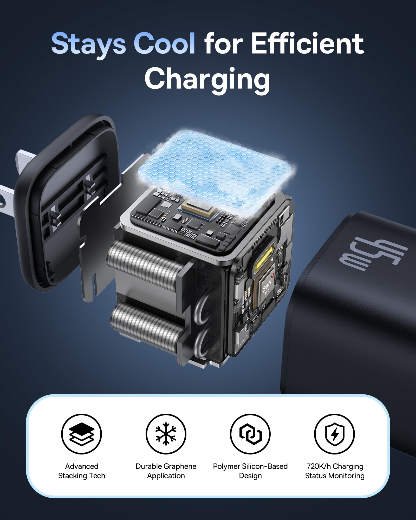Baseus 45W USB C Fast Charger Block 2 Pack
