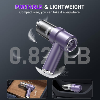 KMM Handheld Car Vacuum Cleaner 9000Pa 120W LED Light