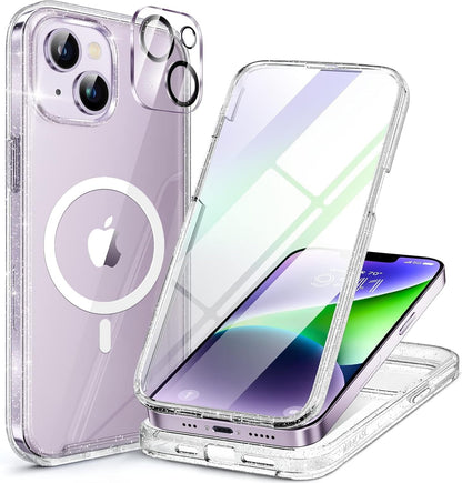 Miracase Glass Series iPhone 11 Rugged Case 6.1 9H Purple