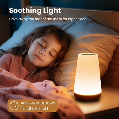 THAUSDAS Dimmable Touch Night Light RGB Colors For Bedroom