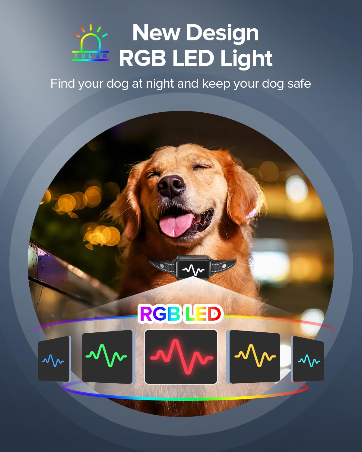 Dog Training Collar with Remote and Waterproof Design
