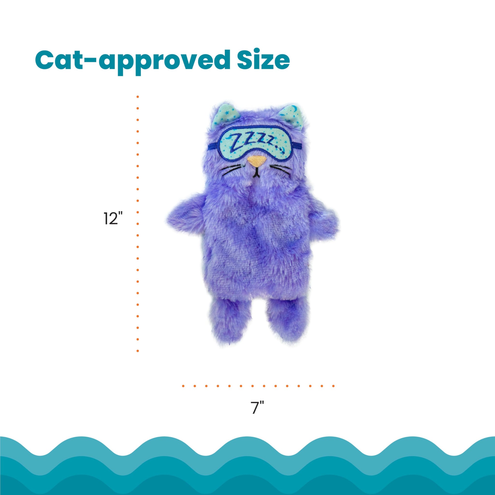 Calming Cat Toy with Purring Sound for Stress Relief
