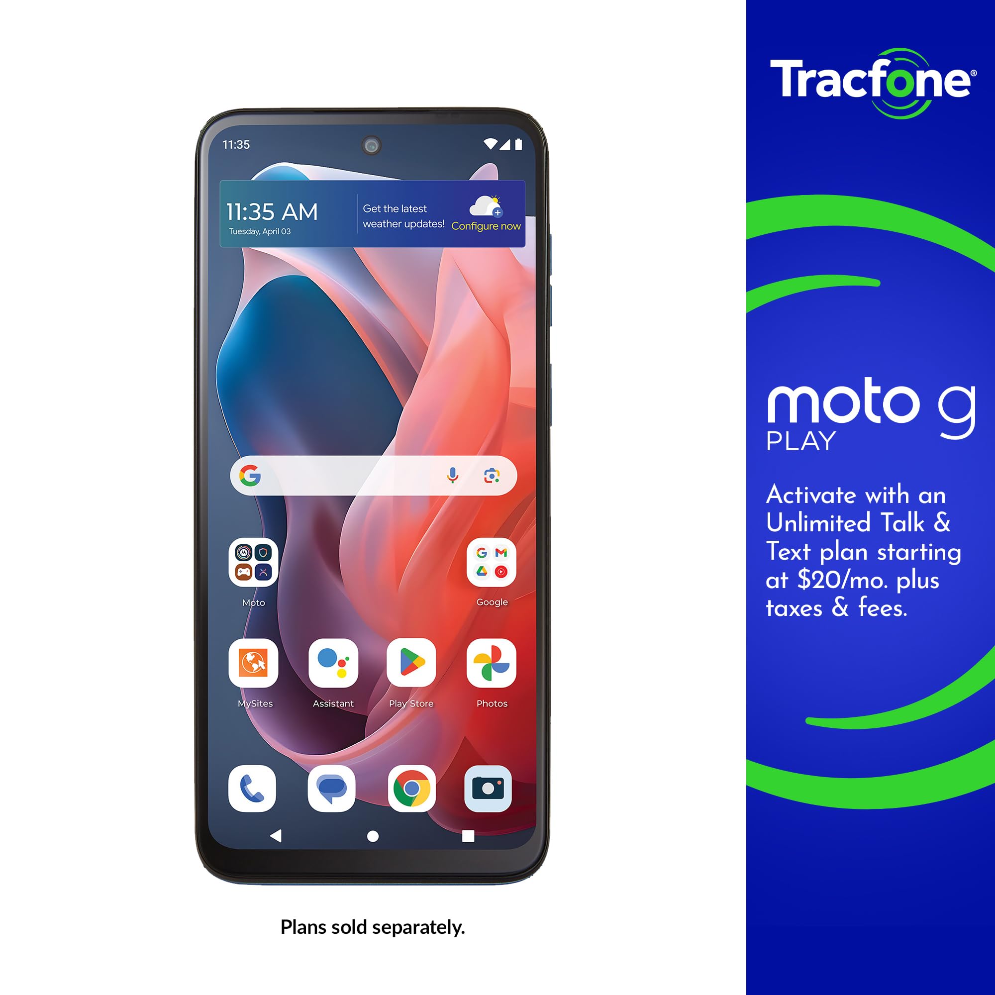 TracFone Moto G Play 2023 Prepaid Smartphone Deal Plus