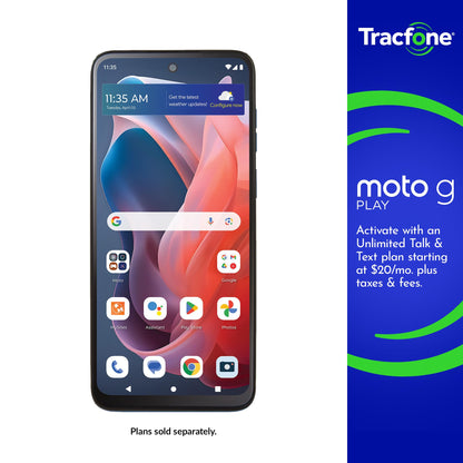 TracFone Moto G Play 2023 Prepaid Smartphone Deal Plus