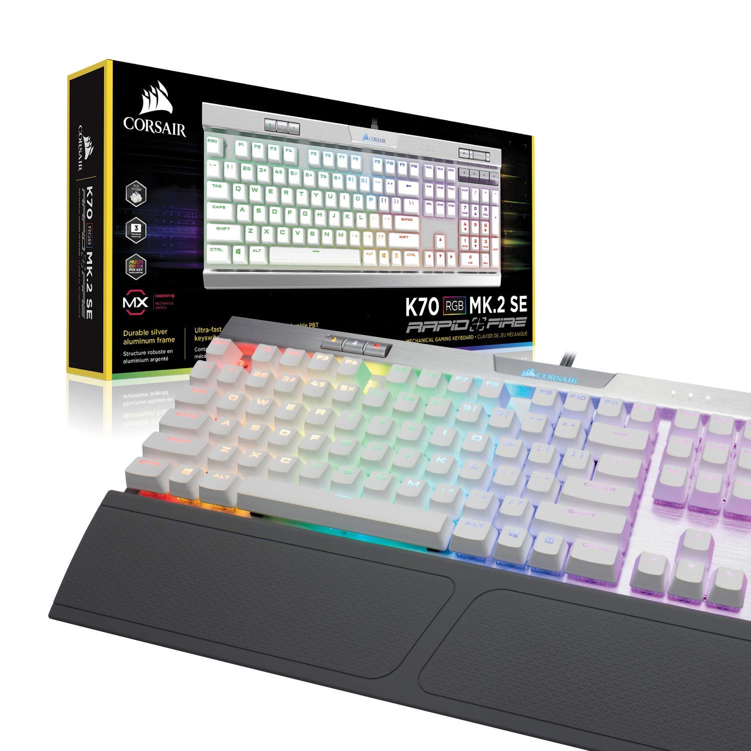 Corsair K70 RGB Pro Mechanical Gaming Keyboard With Hyper Polling