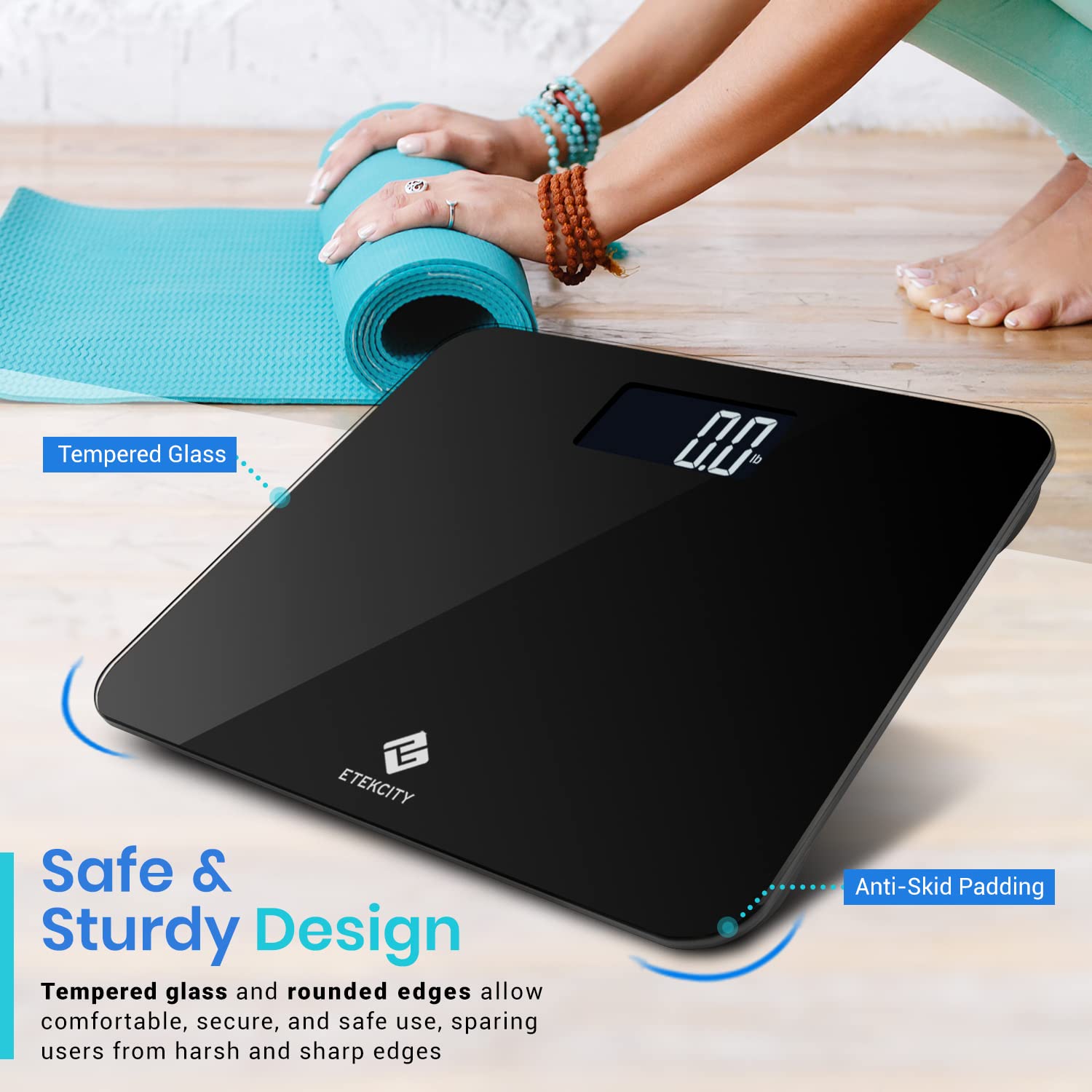 Smart Body Weight Scale with Accurate BMI Tracking