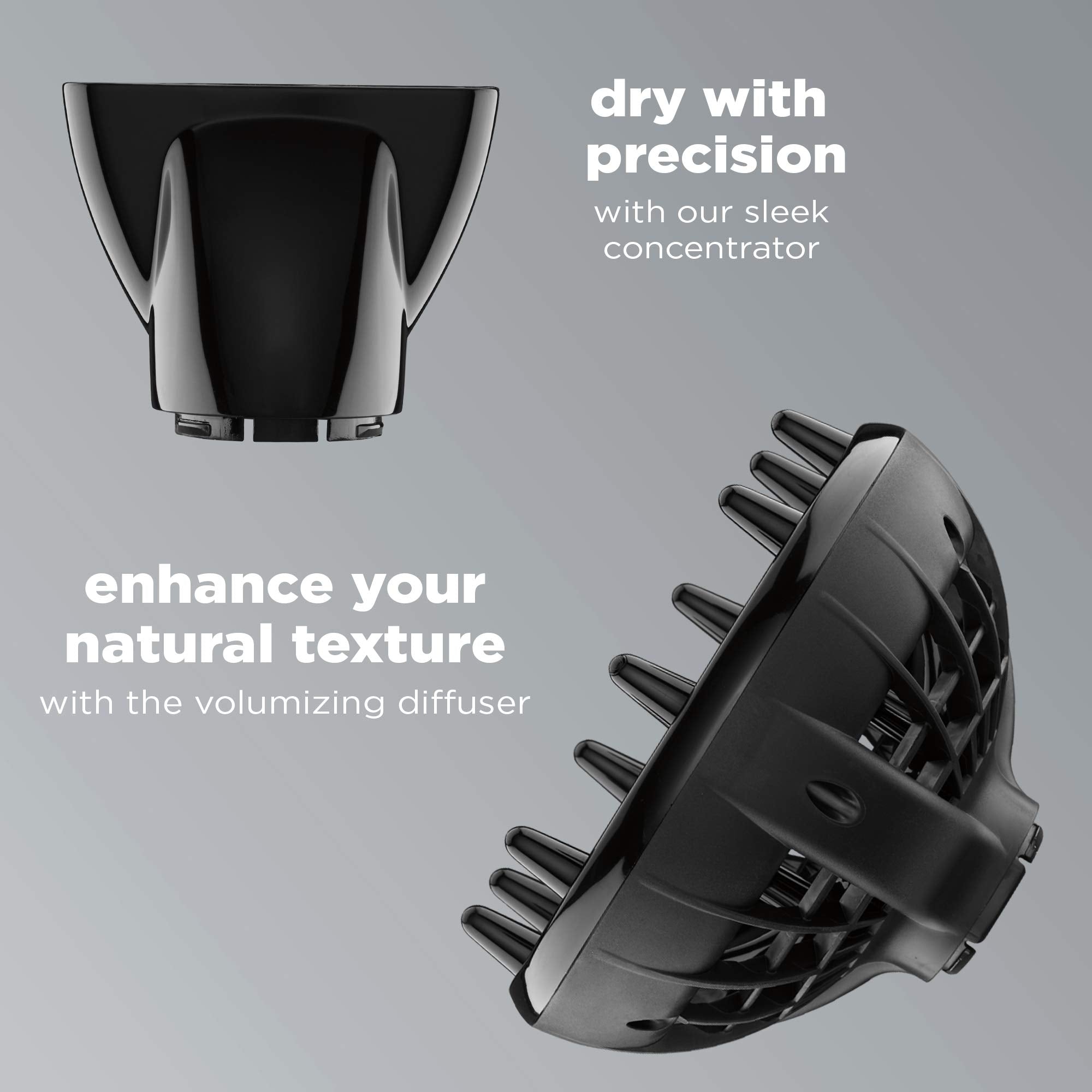 InfinitiPRO Hair Dryer with Diffuser for Frizz Free Curls