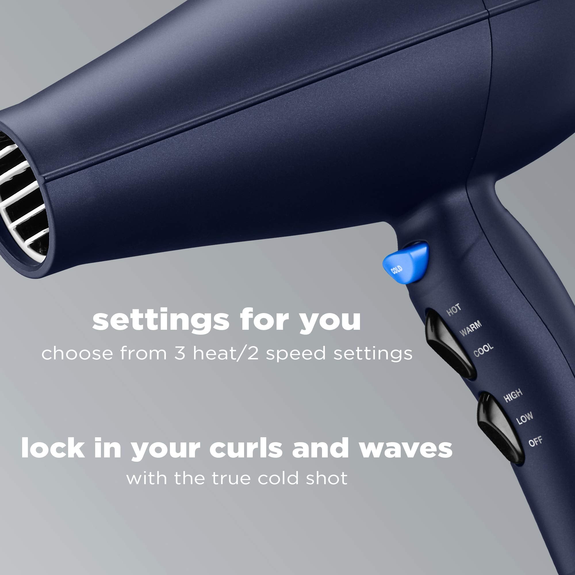 InfinitiPRO Hair Dryer with Diffuser for Frizz Free Curls