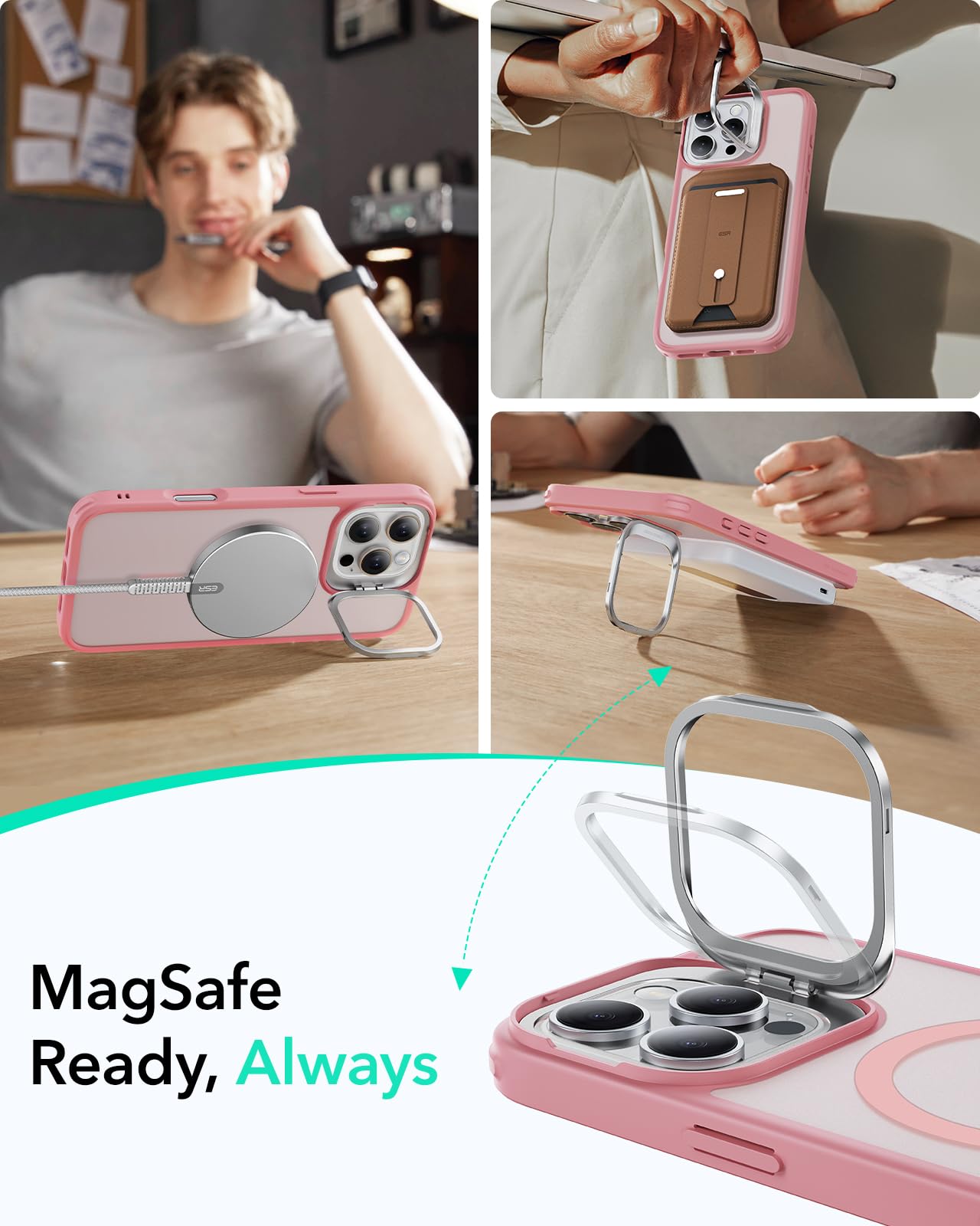 Military-Grade Clear Case for iPhone 16 Pro Max