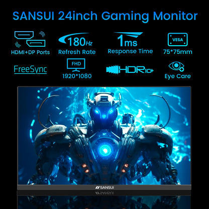 Sansui 27 Inch Curved Gaming Monitor 160Hz FreeSync HDR