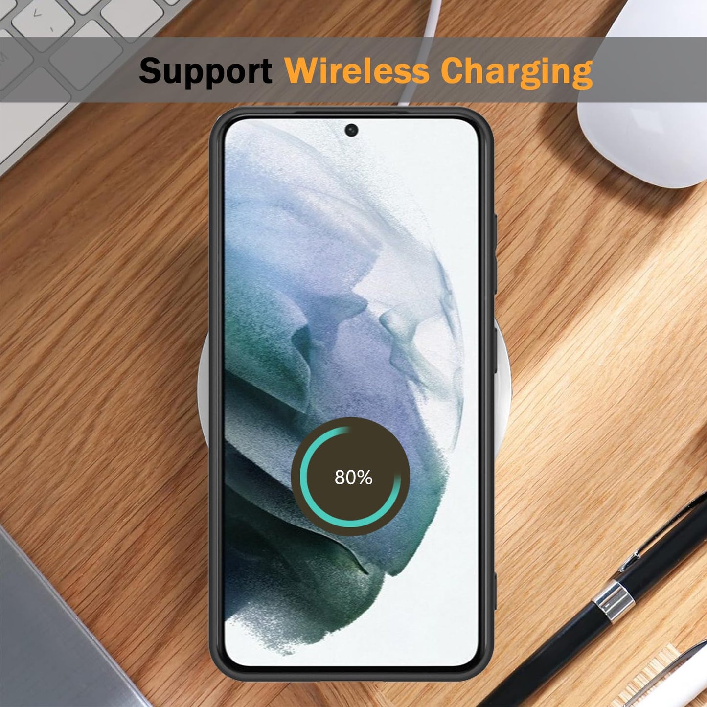 Tenoc Clear Case For Samsung Galaxy S22 6 Inch Non Yellowing Protective Bumper