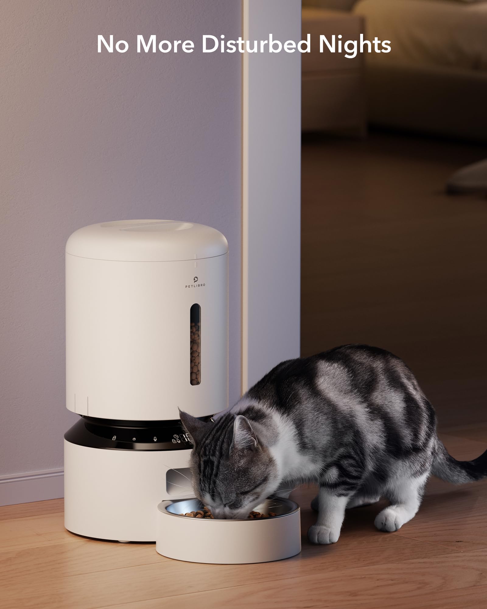 Automatic Cat Feeder with Freshness Preservation and Timed Meals