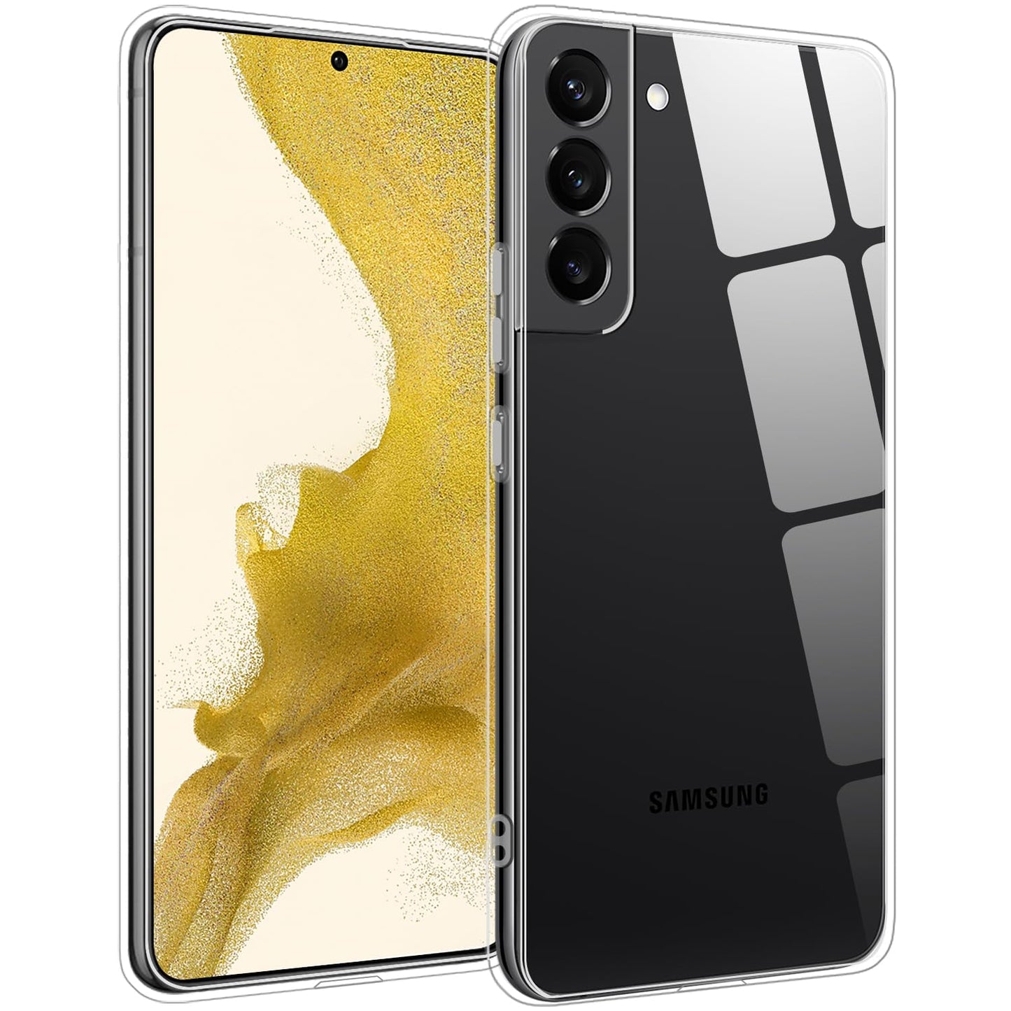 Tenoc Clear Case For Samsung Galaxy S22 6 Inch Non Yellowing Protective Bumper