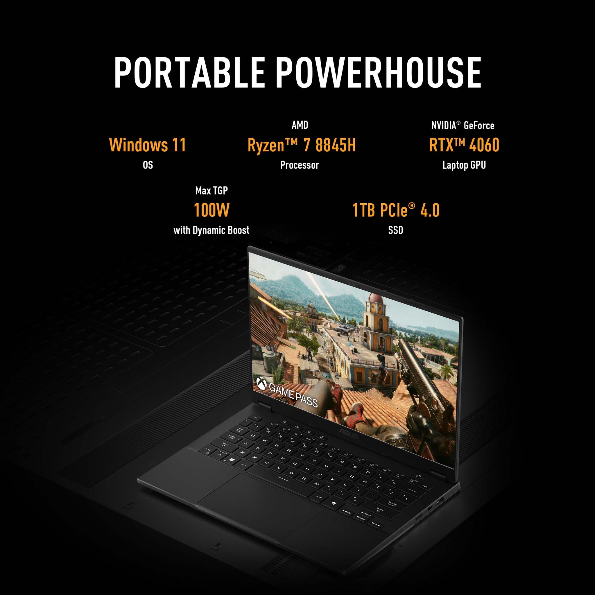 ASUS TUF Gaming A14 Laptop with High Performance Display