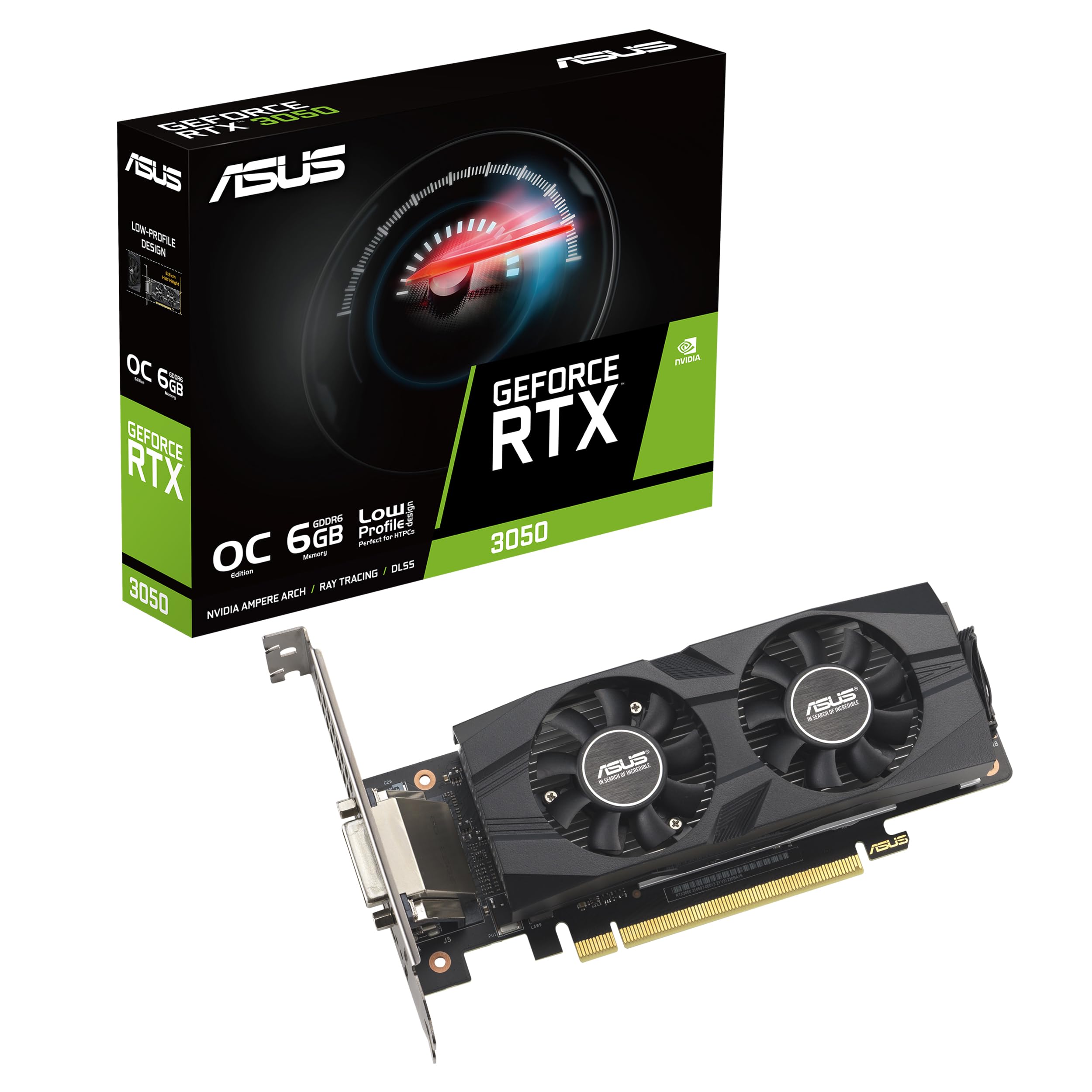 ASUS Dual GeForce RTX 3050 Gaming Graphics Card with Advanced Cooling