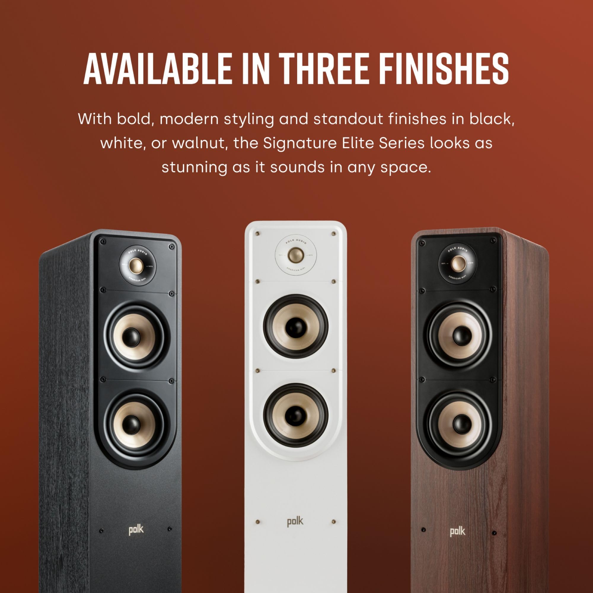 Polk Signature Elite ES50 Tower Speaker For High-Resolution Sound