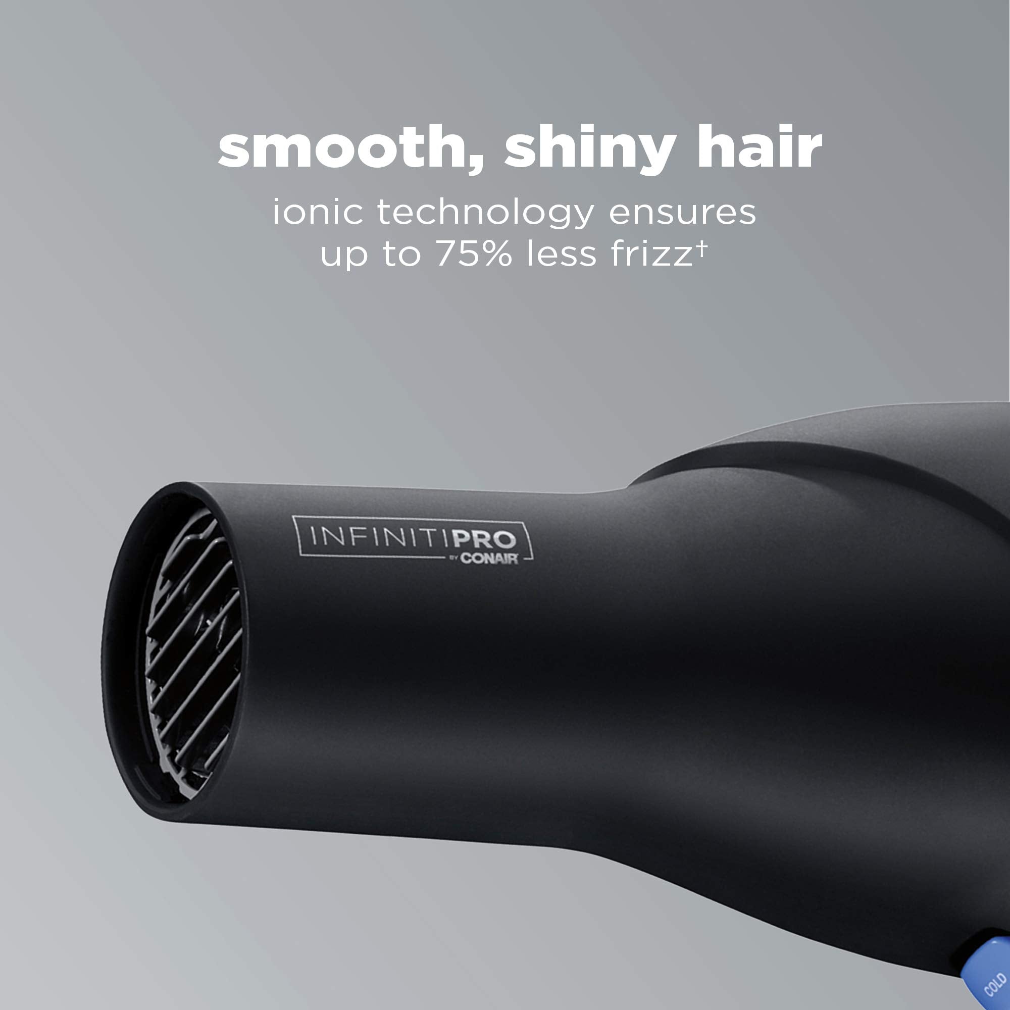 InfinitiPRO Hair Dryer With Diffuser For Faster Drying