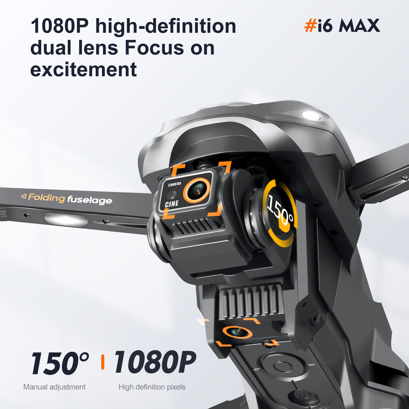 1080P HD Camera Drone With Adjustable Lens
