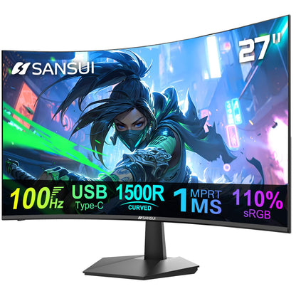 Sansui 24 Inch Eye Care Monitor With HDMI And VGA Ports