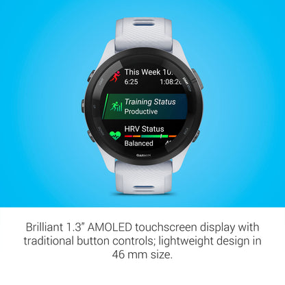 Garmin Forerunner 265 Running Watch With Training Insights